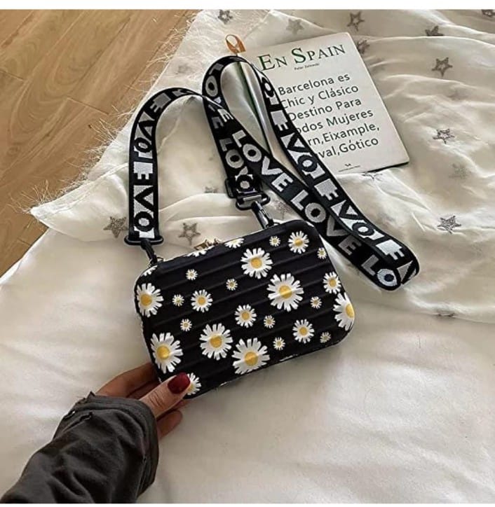 Box sling bag for women