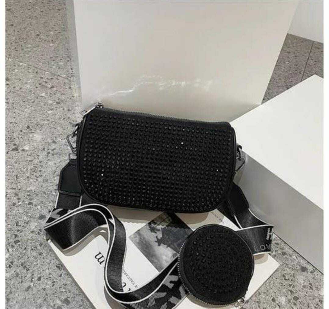 Carry Carat Stone Sling bag for Women with coin pouch