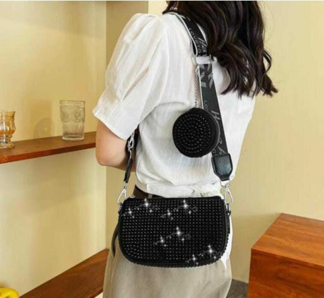 Carry Carat Stone Sling bag for Women with coin pouch